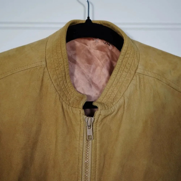 Vintage Boyd's Philadelphia Leather Suede‎ Bomber Jacket Size 40 - Picture 6 of 7